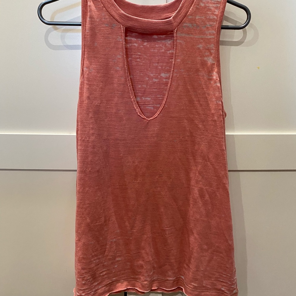 Lucky Brand neck cut out, tank tops